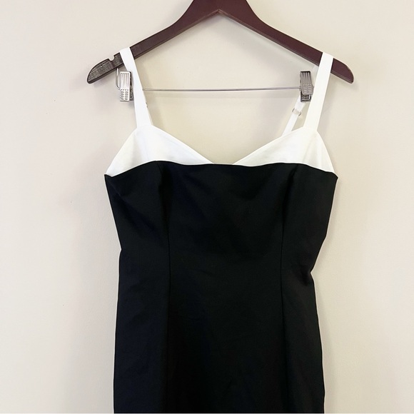 Abercrombie & Fitch Contrast Sweetheart Corset Mini Dress Size Medium NEW Black - Picture 4 of 12